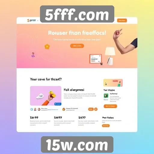 Exploração da interface do usuário em 5fff.com